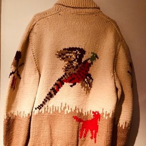 Vintage hand-knit cardigan